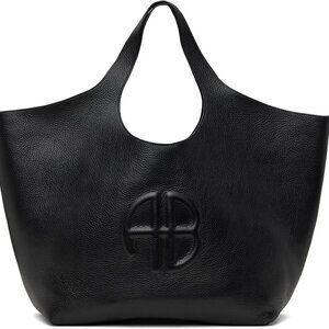 Anine Bing Black Lili Tote Large
